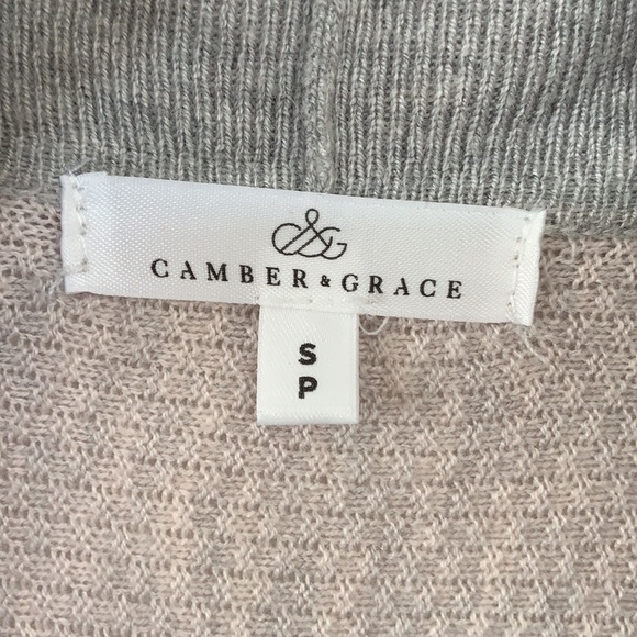 CAMBER&GRACE PALE PINK &GREY CARDIGAN WOMEN SIZE S - Picture 5 of 10